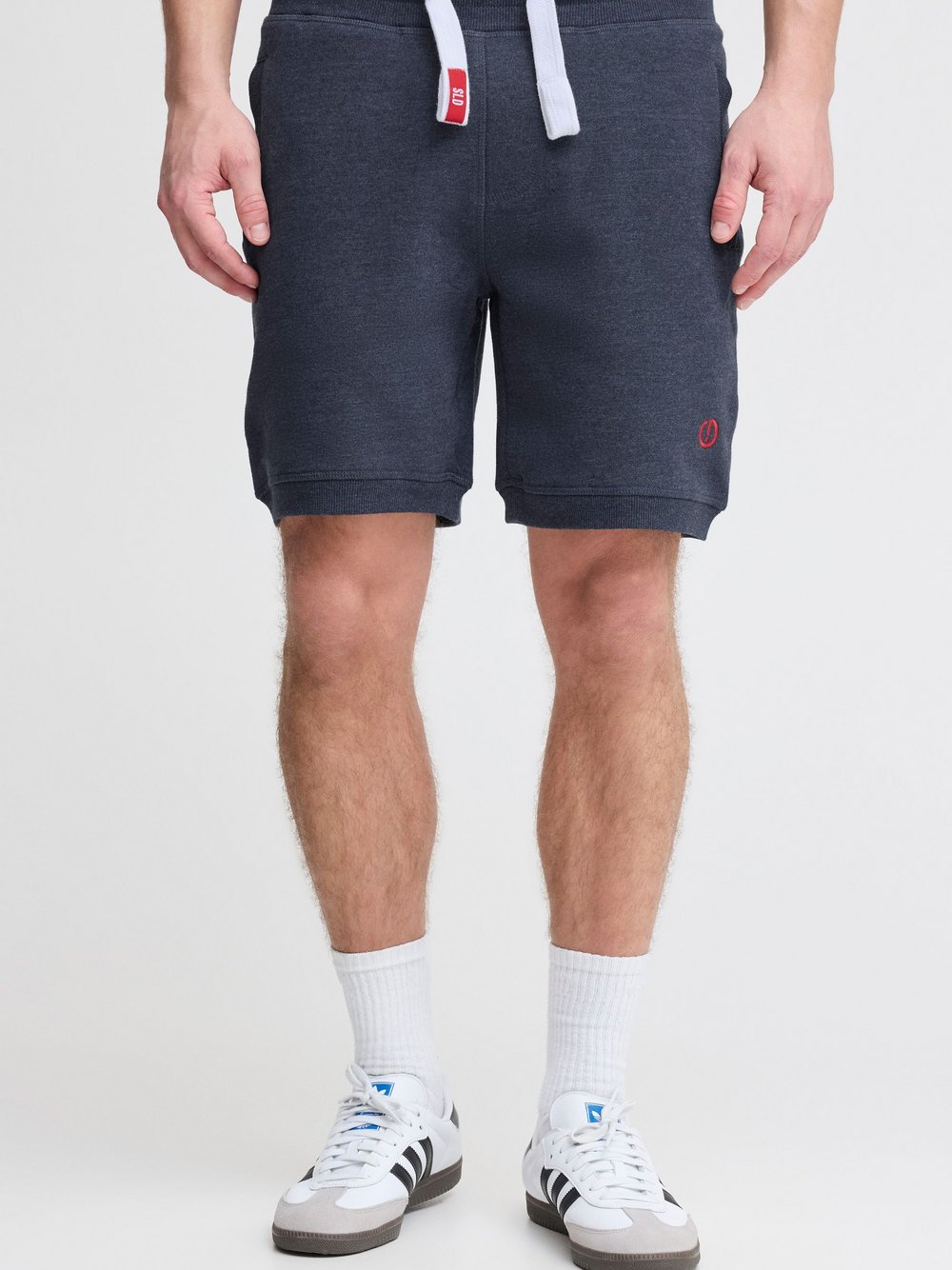 Solid Sweatshorts Herren Baumwolle blau, XXXL