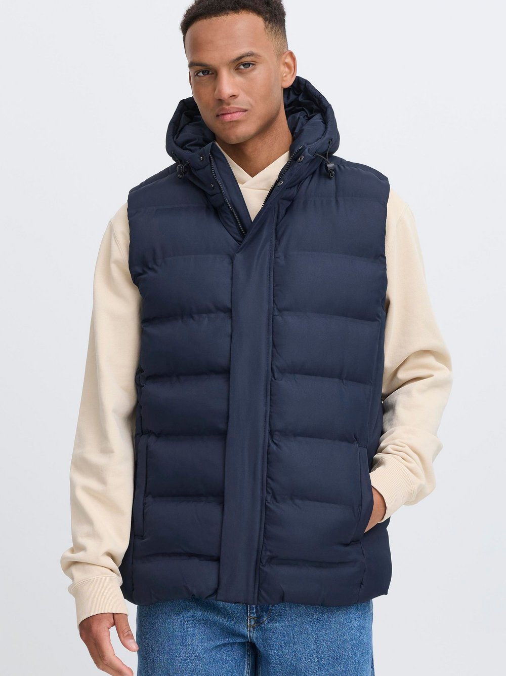 Solid Steppweste Herren blau, XXXL