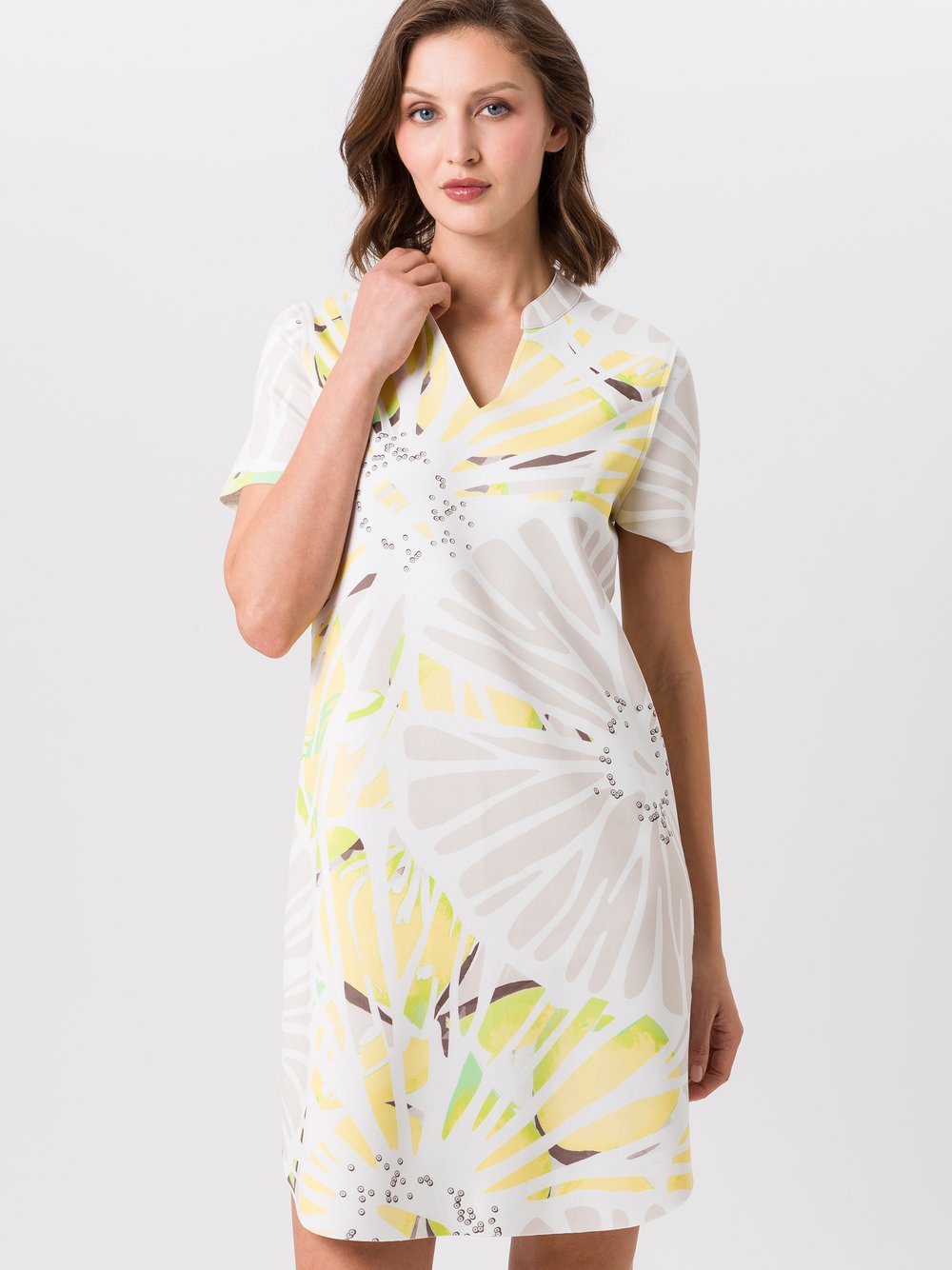 TUZZI Wendekleid Damen Stretch mehrfarbig bedruckt, 44