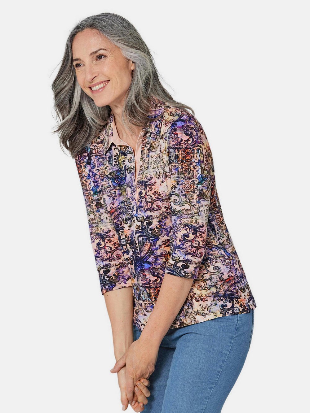 Goldner Poloshirt Damen gelb, 50