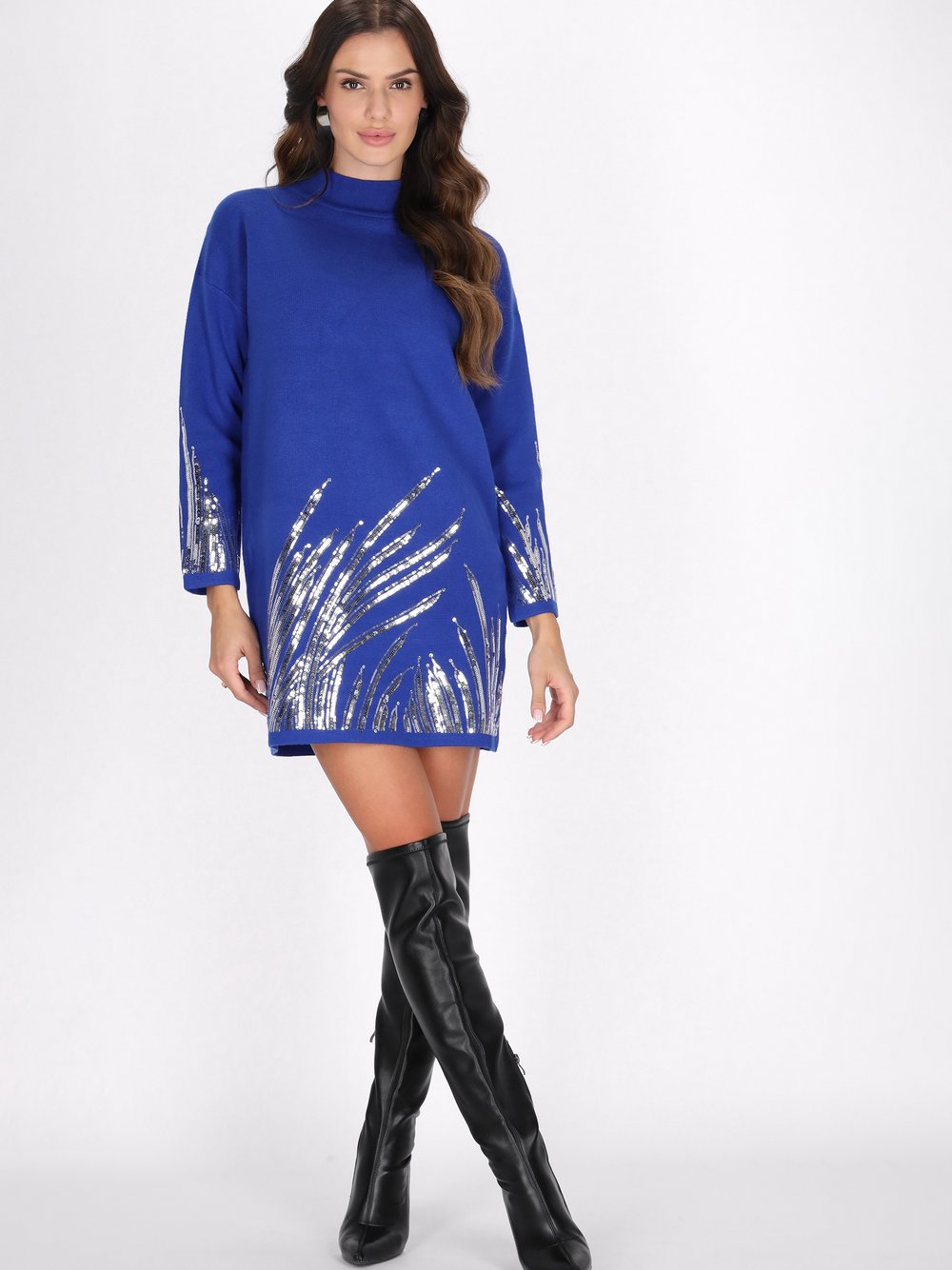 Faina Kleid Damen blau, XS/S