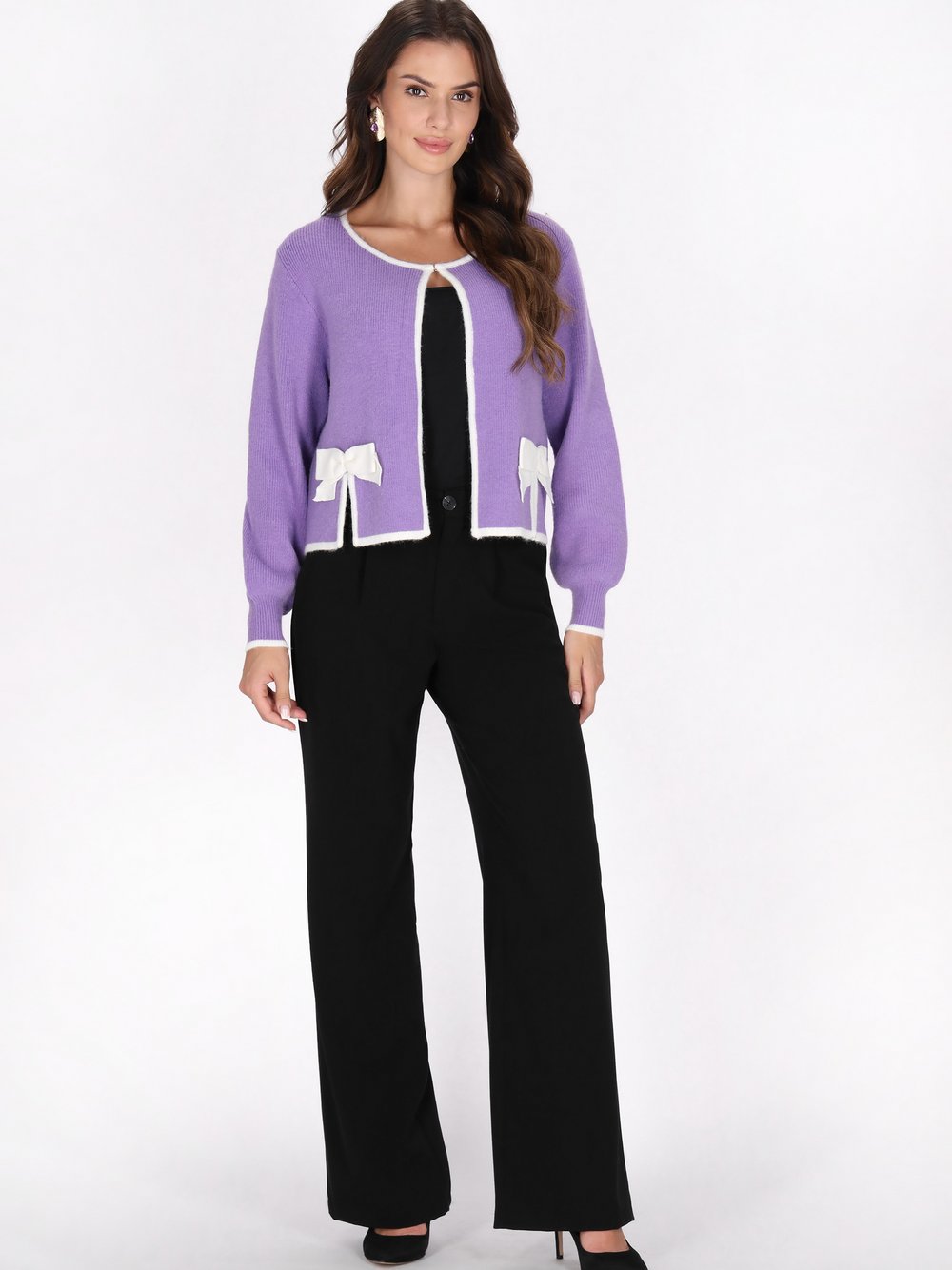 Faina Strickjacke Damen Polyamid mehrfarbig, XS/S