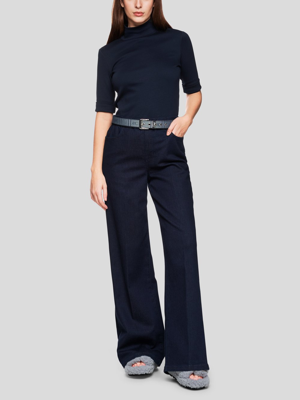 Marc Cain T-Shirt Damen Baumwolle blau, 44