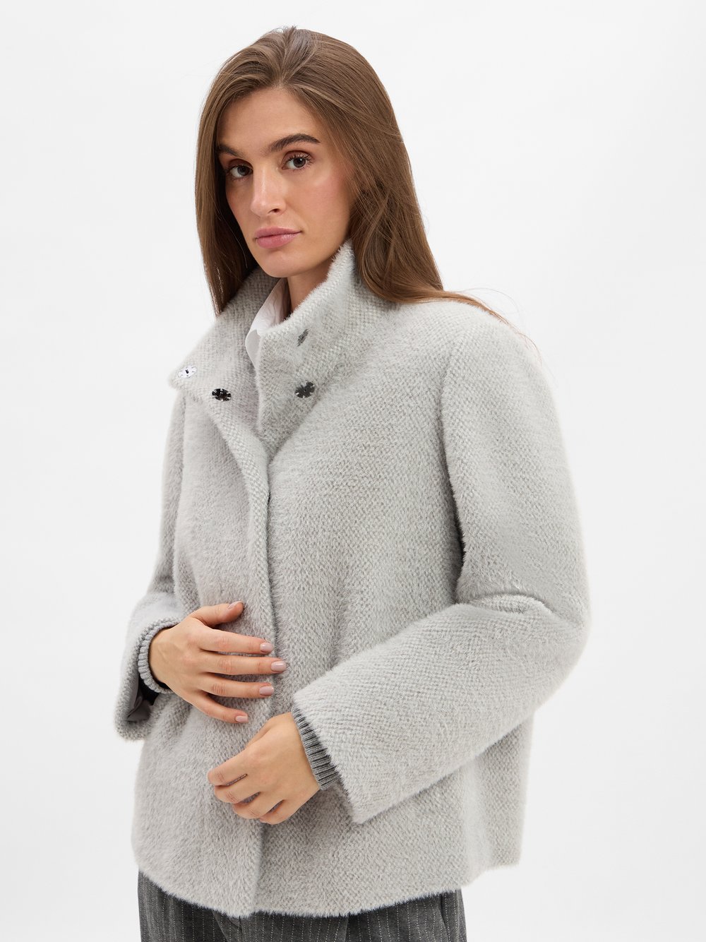 comma Jacke Damen Polyamid mehrfarbig gemustert, 38