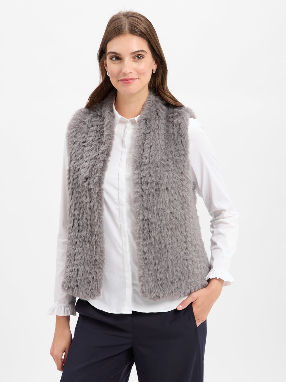 comma Weste Damen grau, XS