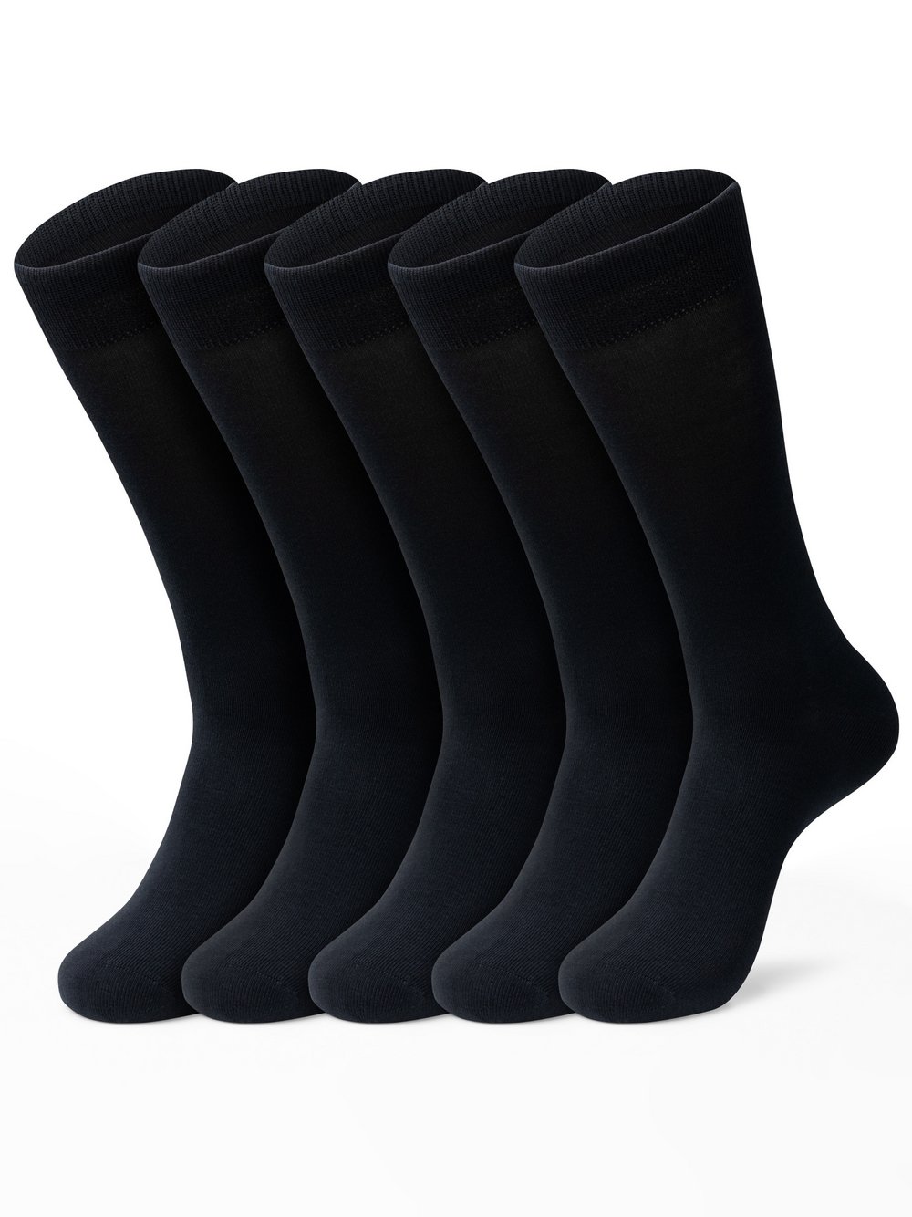 Indicode Socken 4 Paar Herren Baumwolle schwarz, 39-42