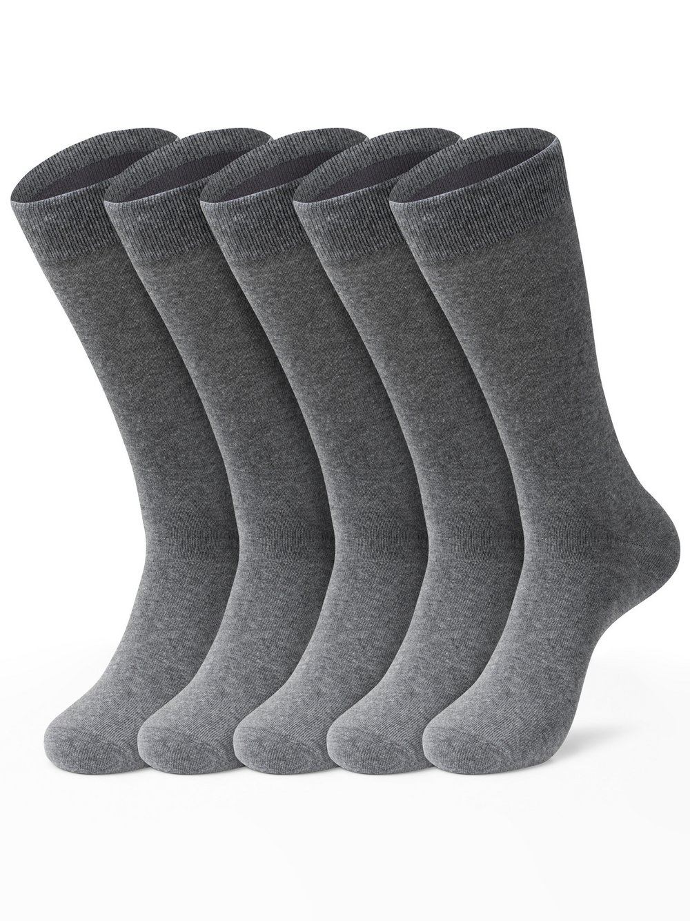 Indicode Socken 4 Paar Herren Baumwolle grau, 47-50