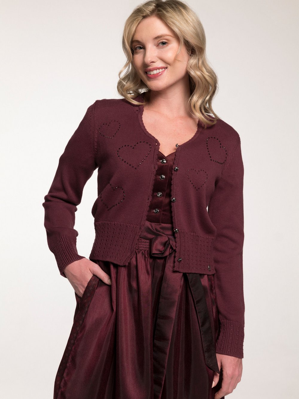 Spieth & Wenksy Strickjacke Damen rot, S