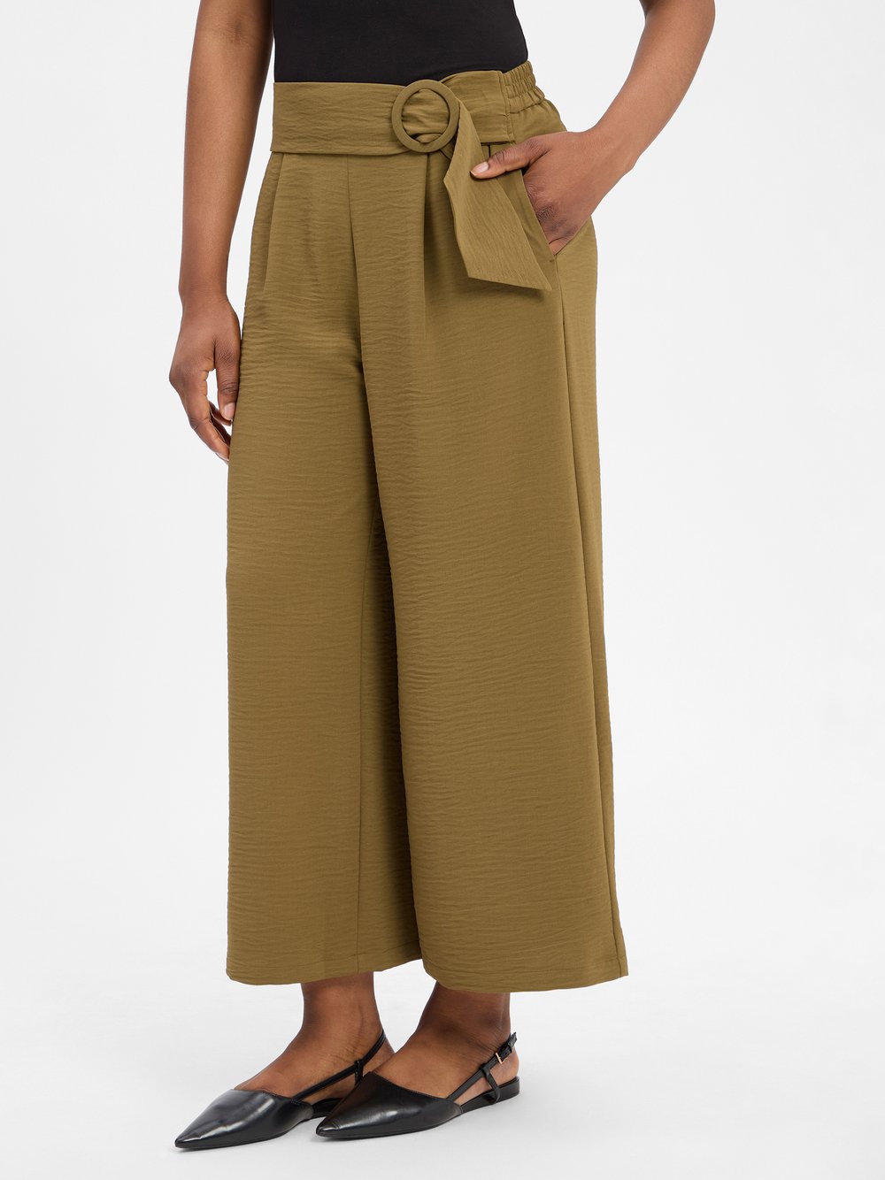 zero Stoffhose Damen grün, 34