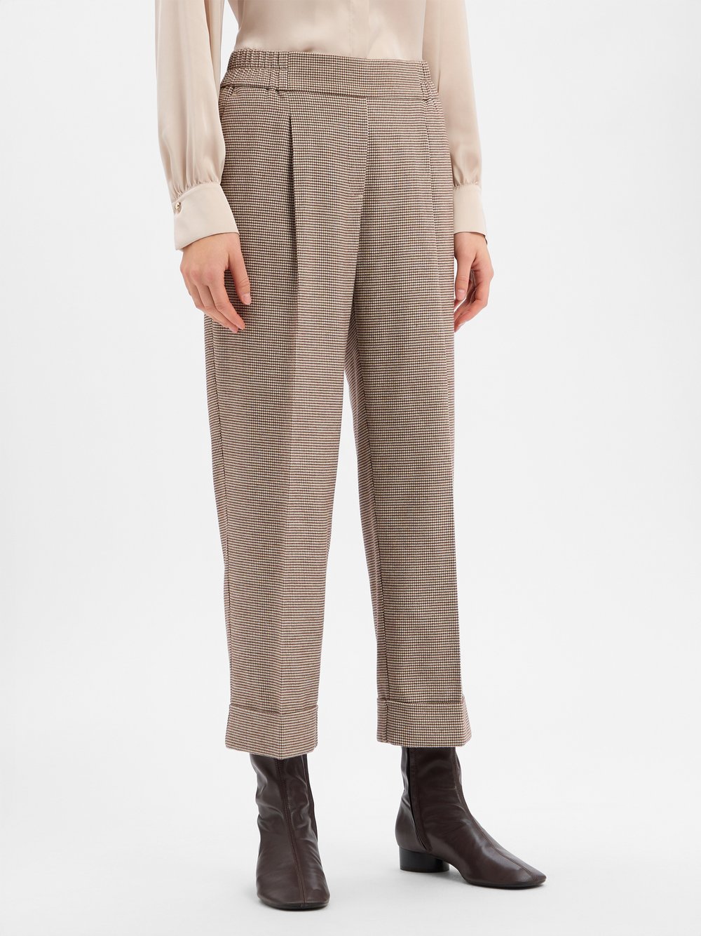 Opus Stoffhose Damen mehrfarbig gemustert, 34