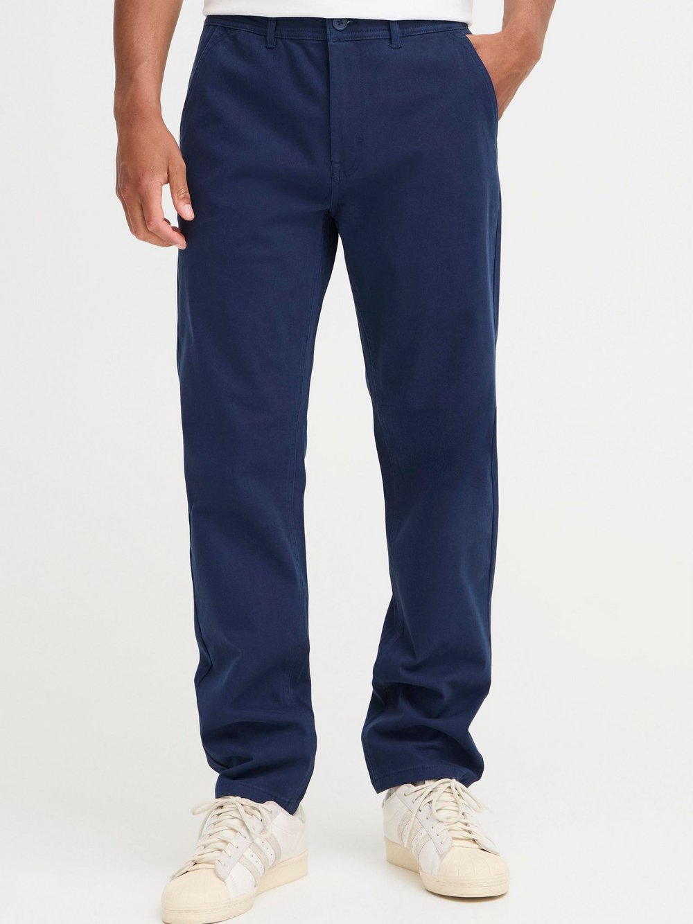 BLEND Chinohose Herren Baumwolle blau, 36-34