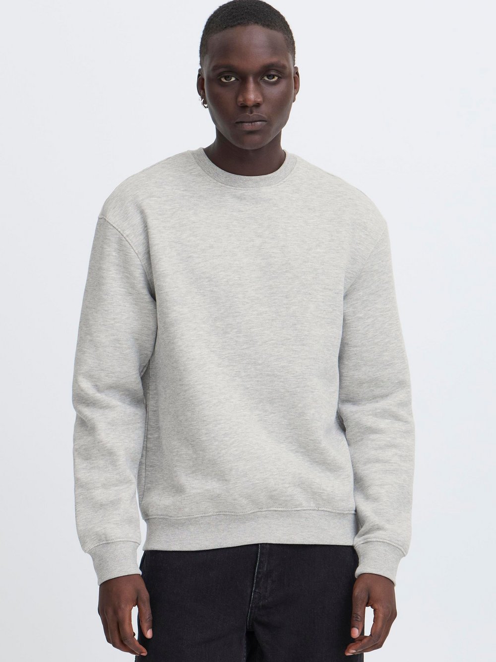 BLEND Sweater Herren Baumwolle grau, M