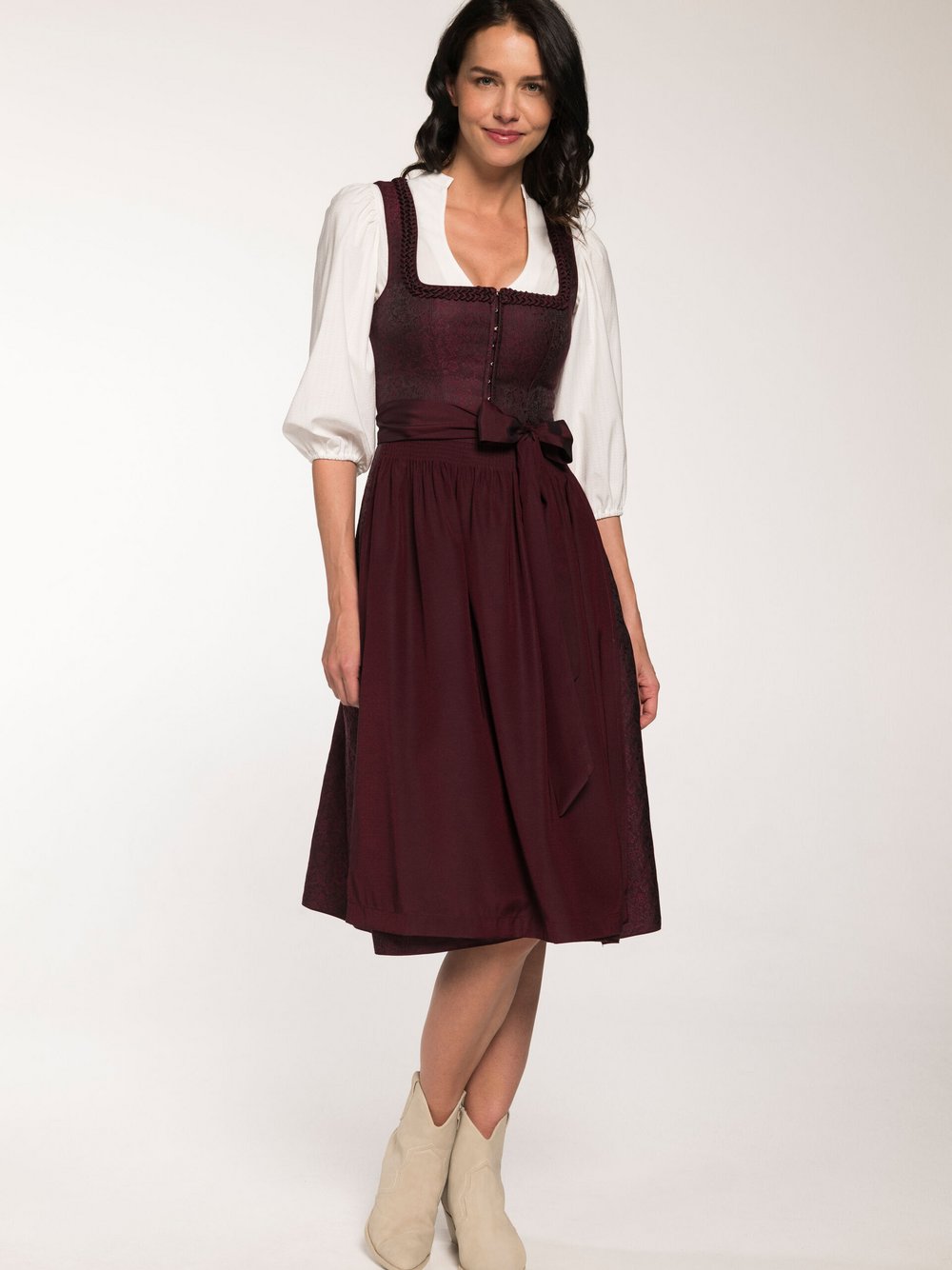 Thumbnail - Spieth & Wenksy Dirndl Damen rot gemustert, 40