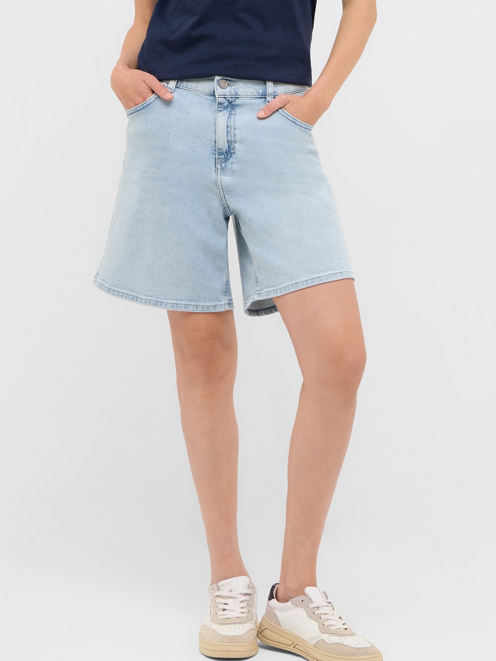 Mustang Jeans Damen Baumwolle blau, 25