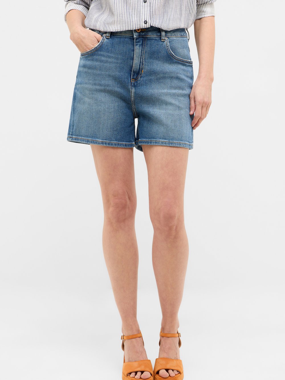 Mustang Jeans Damen Baumwolle blau, 27
