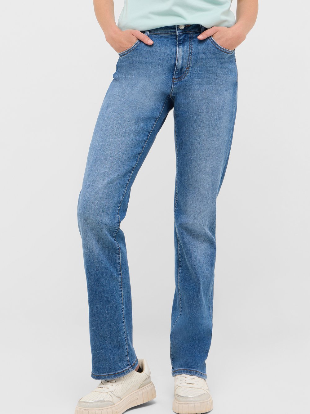 Thumbnail - Mustang Jeans Damen Baumwolle blau, 30-32