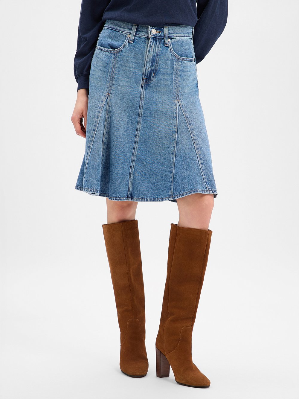 Thumbnail - Levi's Jeansrock Damen Baumwolle blau, 29