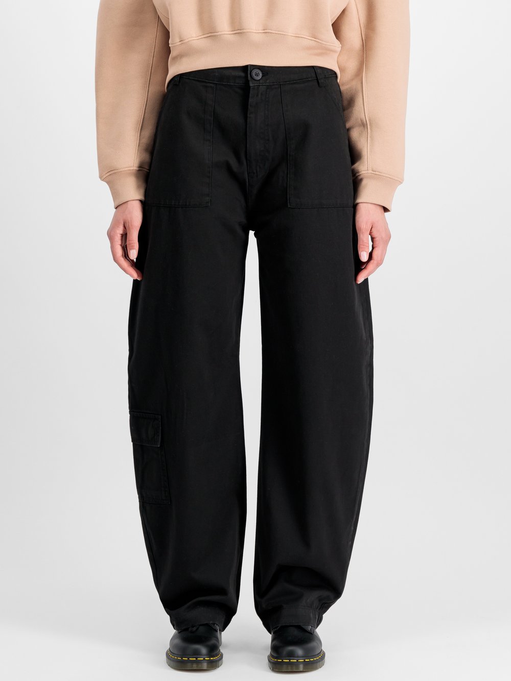 Alpha Industries Hose Damen Baumwolle schwarz, XS