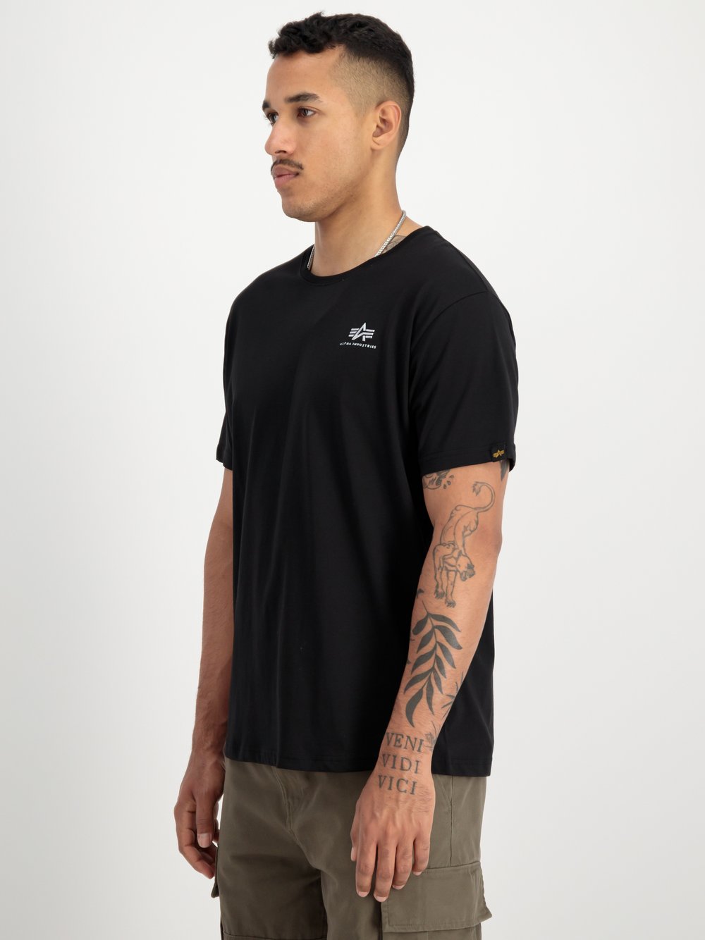 Alpha Industries T-Shirt Herren Baumwolle schwarz, XXXL