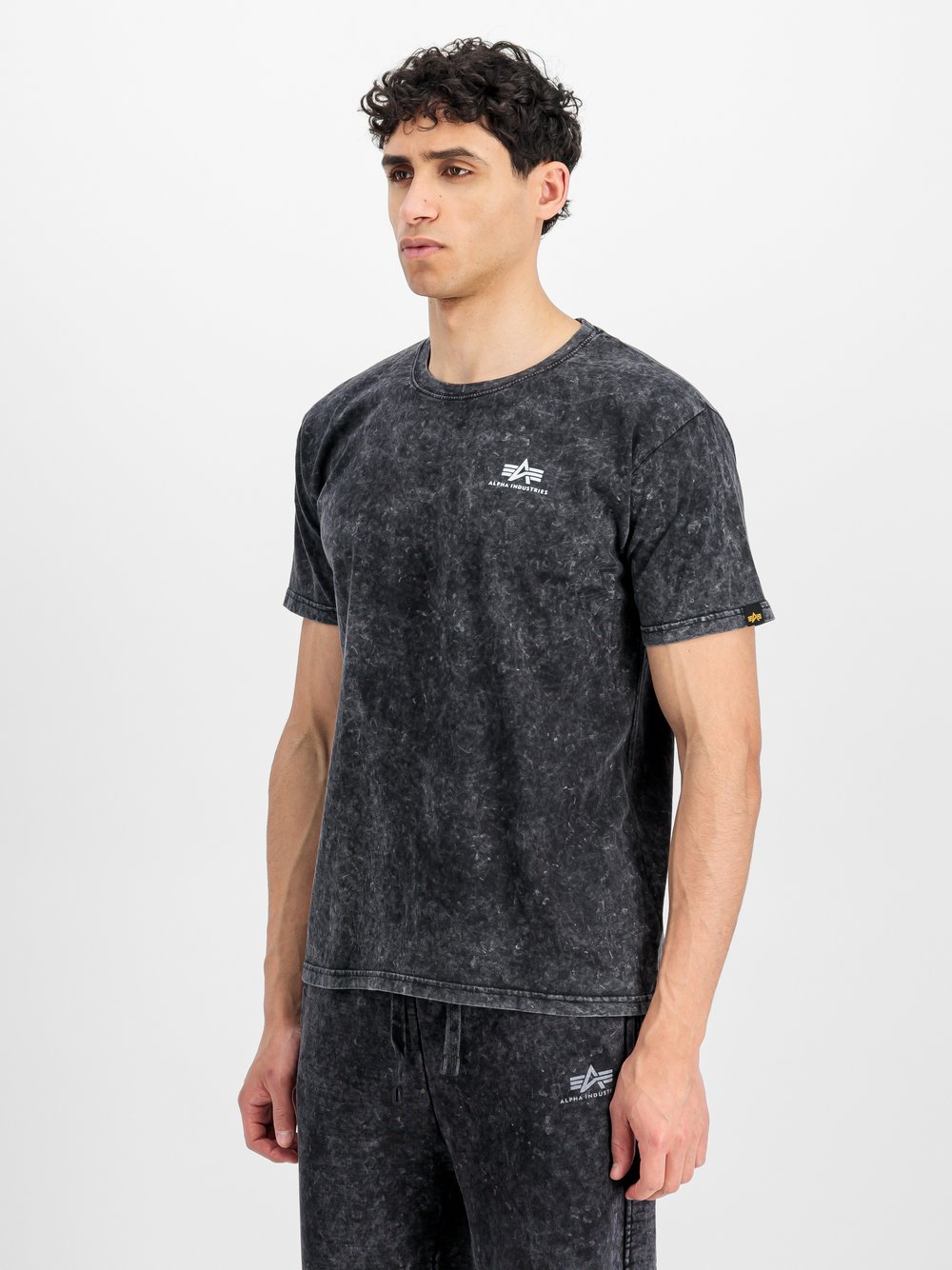 Alpha Industries T-Shirt Herren Baumwolle schwarz, S