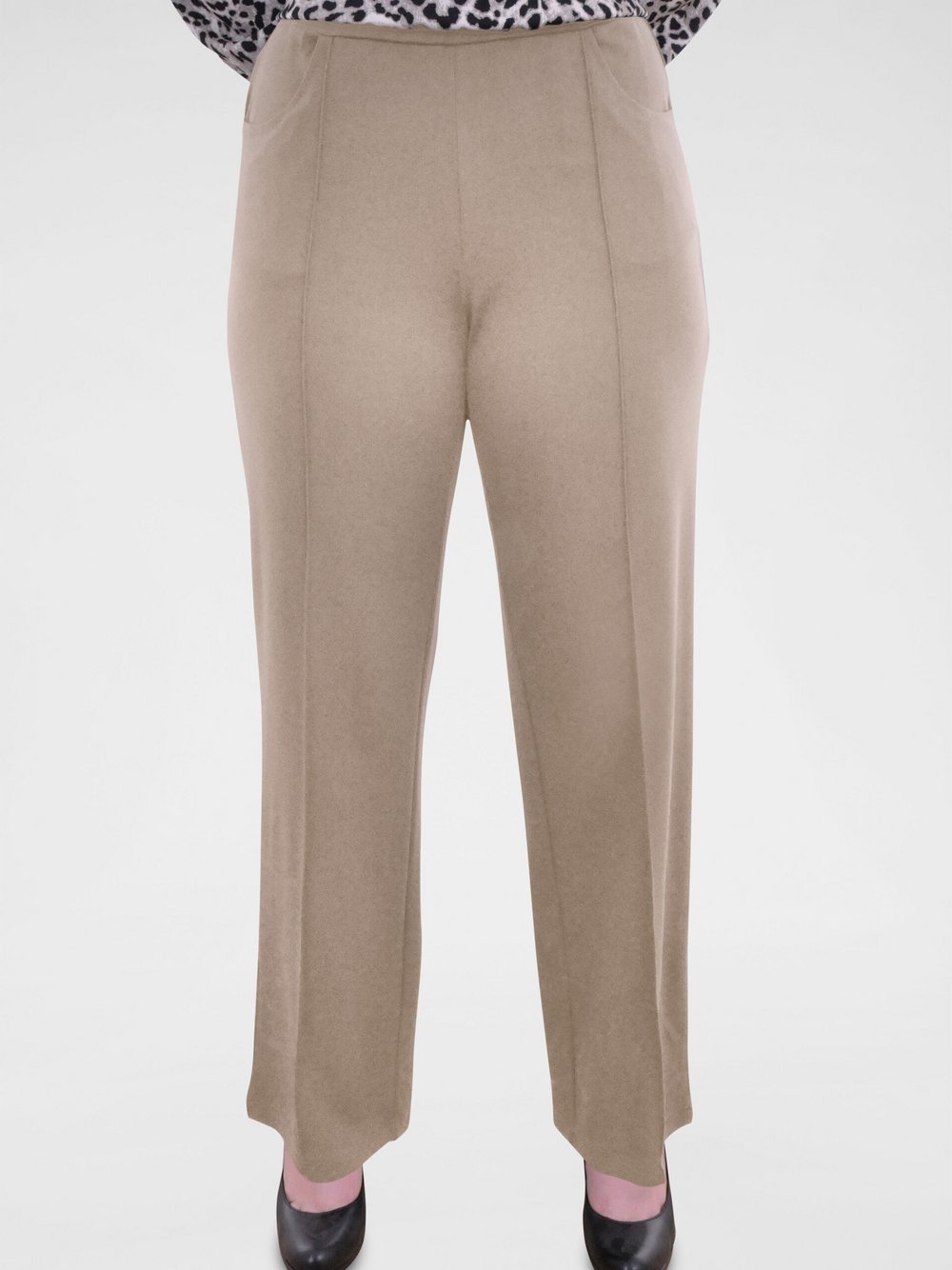Navigazione Hose Damen Viskose beige, 42