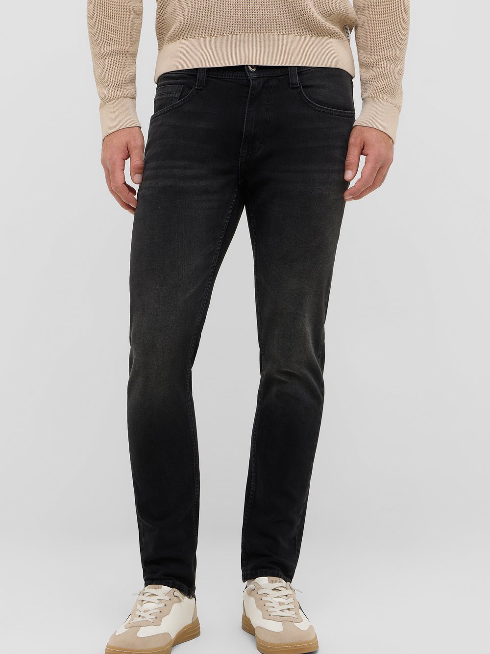 Mustang Jeans Herren Baumwolle schwarz, 33-36