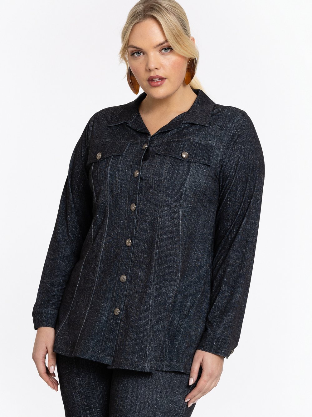 Thumbnail - YOEK Bluse Damen mehrfarbig, 54-56