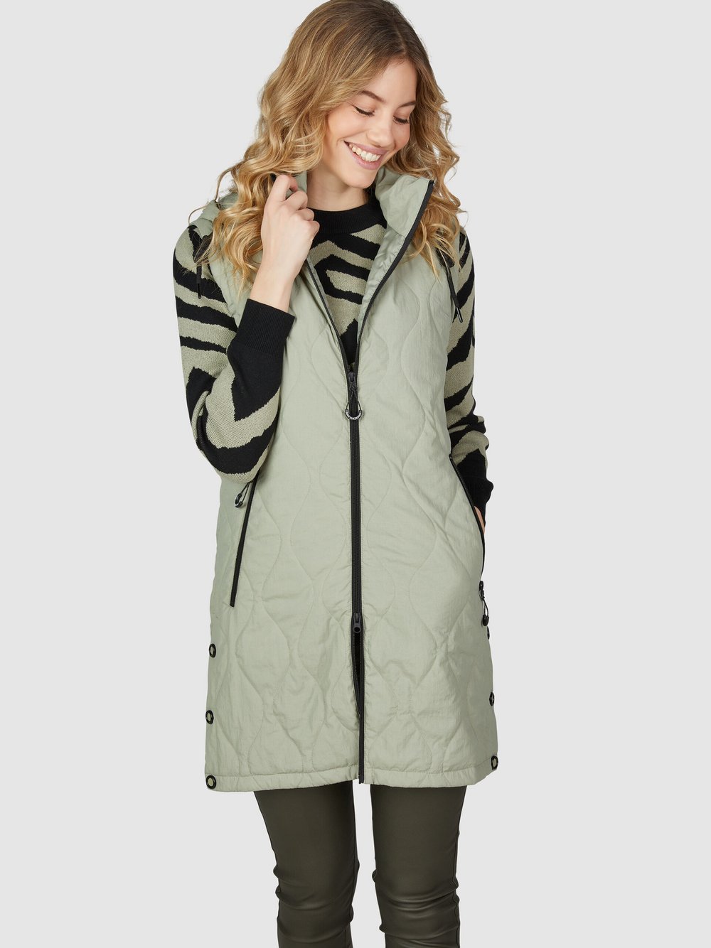 Navigazione Langweste Damen Polyamid grün, 42