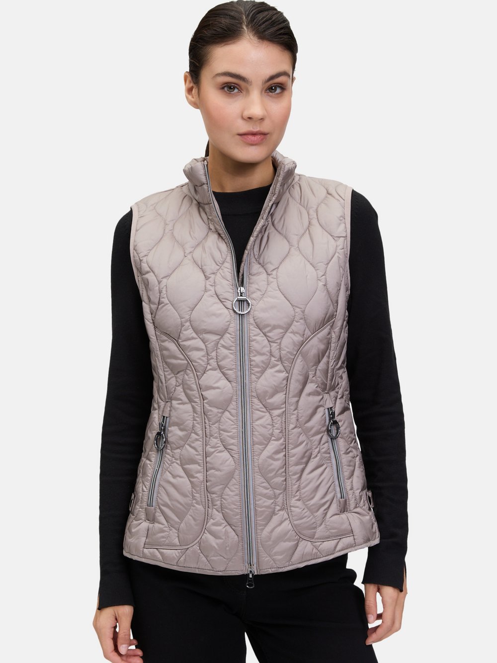 Betty Barclay Steppweste Damen Polyamid grau, 36