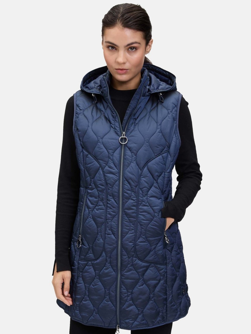 Betty Barclay Steppweste Damen Polyamid blau, 44