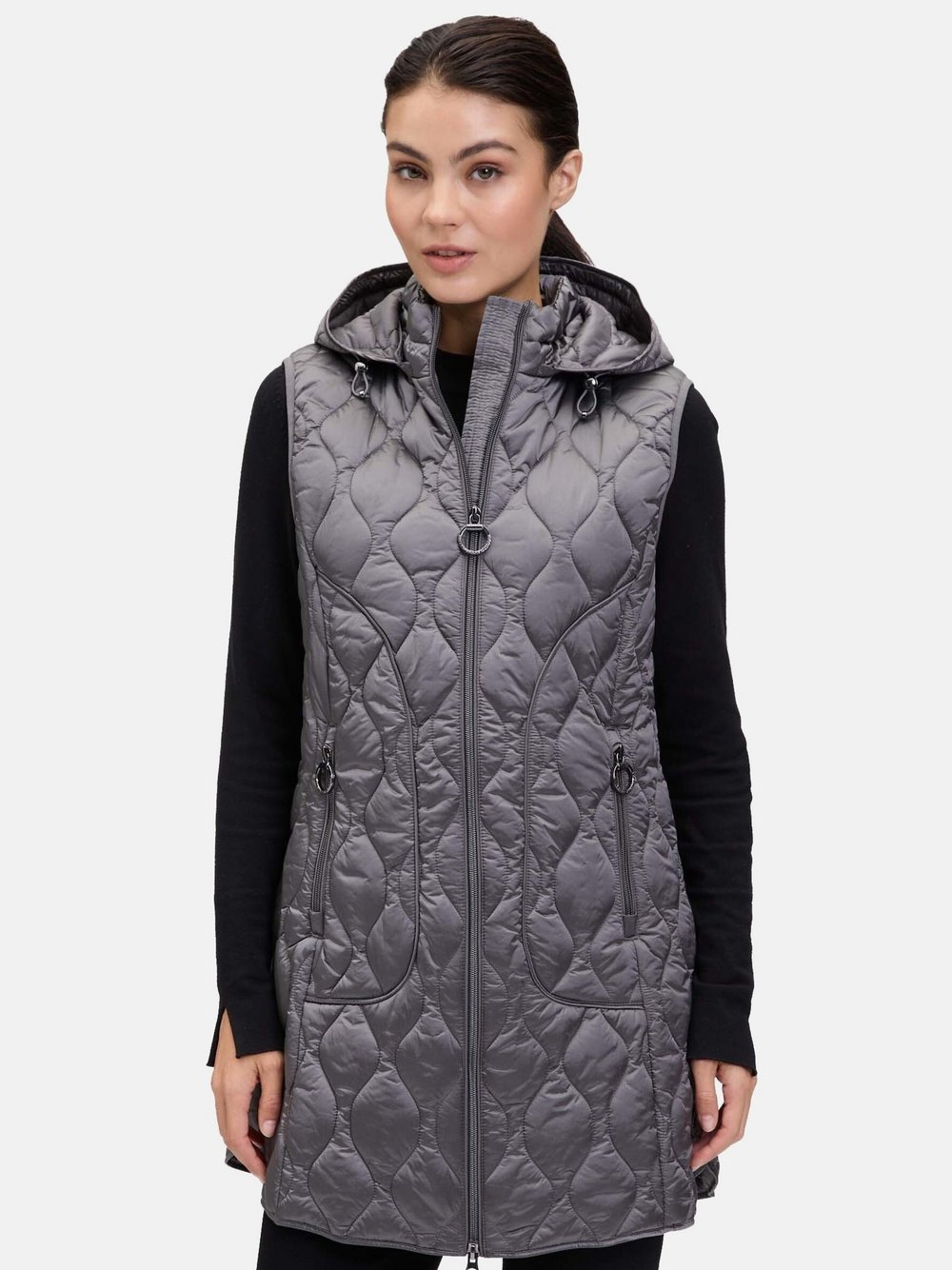 Betty Barclay Steppweste Damen Polyamid schwarz, 44