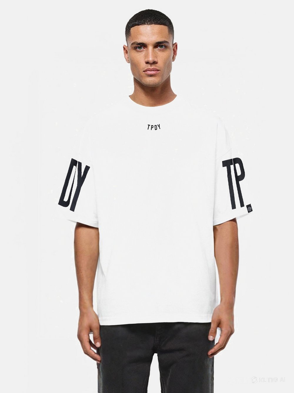 Trueprodigy Oversize-Shirt  Herren Baumwolle weiß, XXL