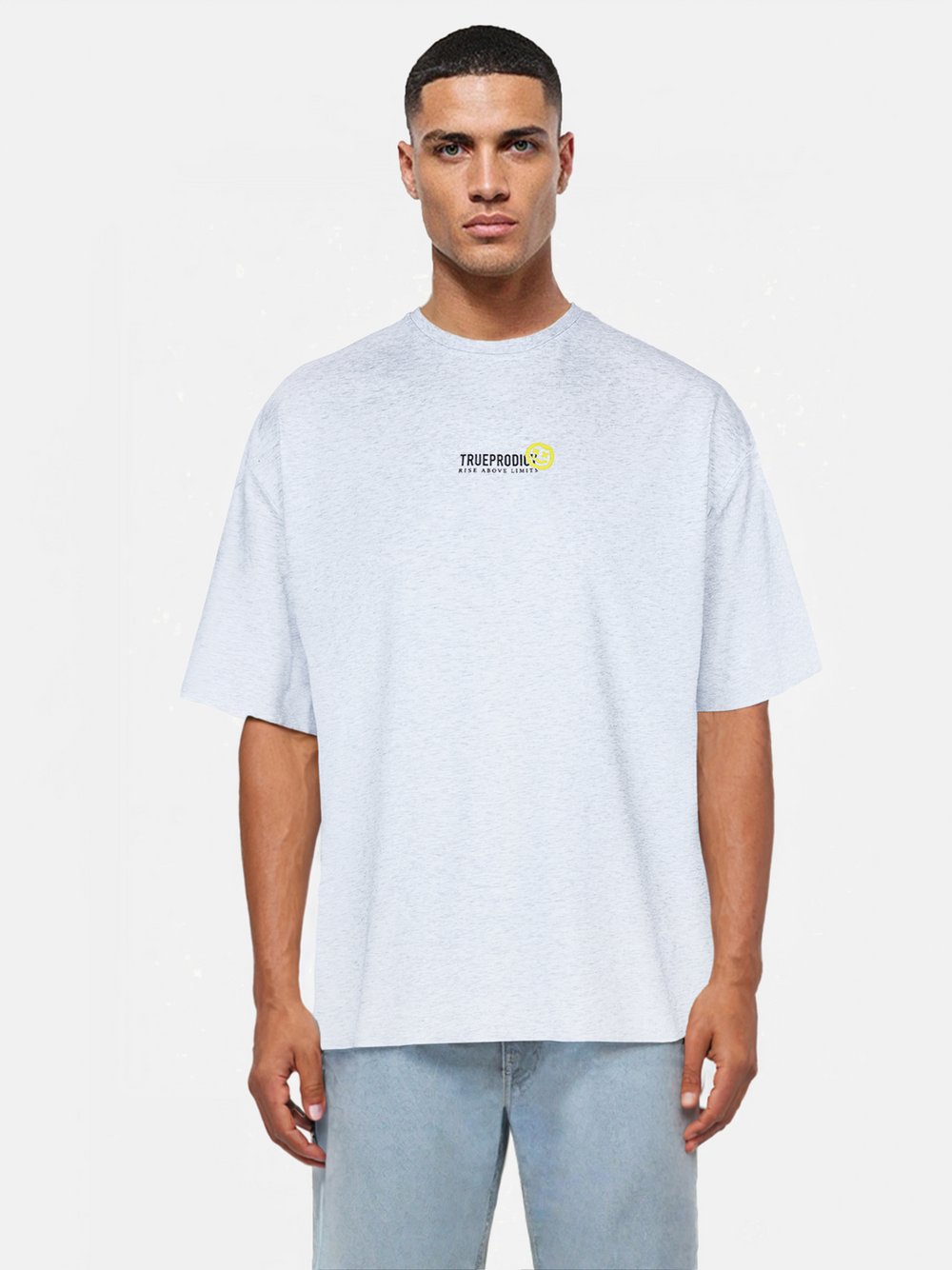 Trueprodigy T-Shirt  Herren Baumwolle grau, S