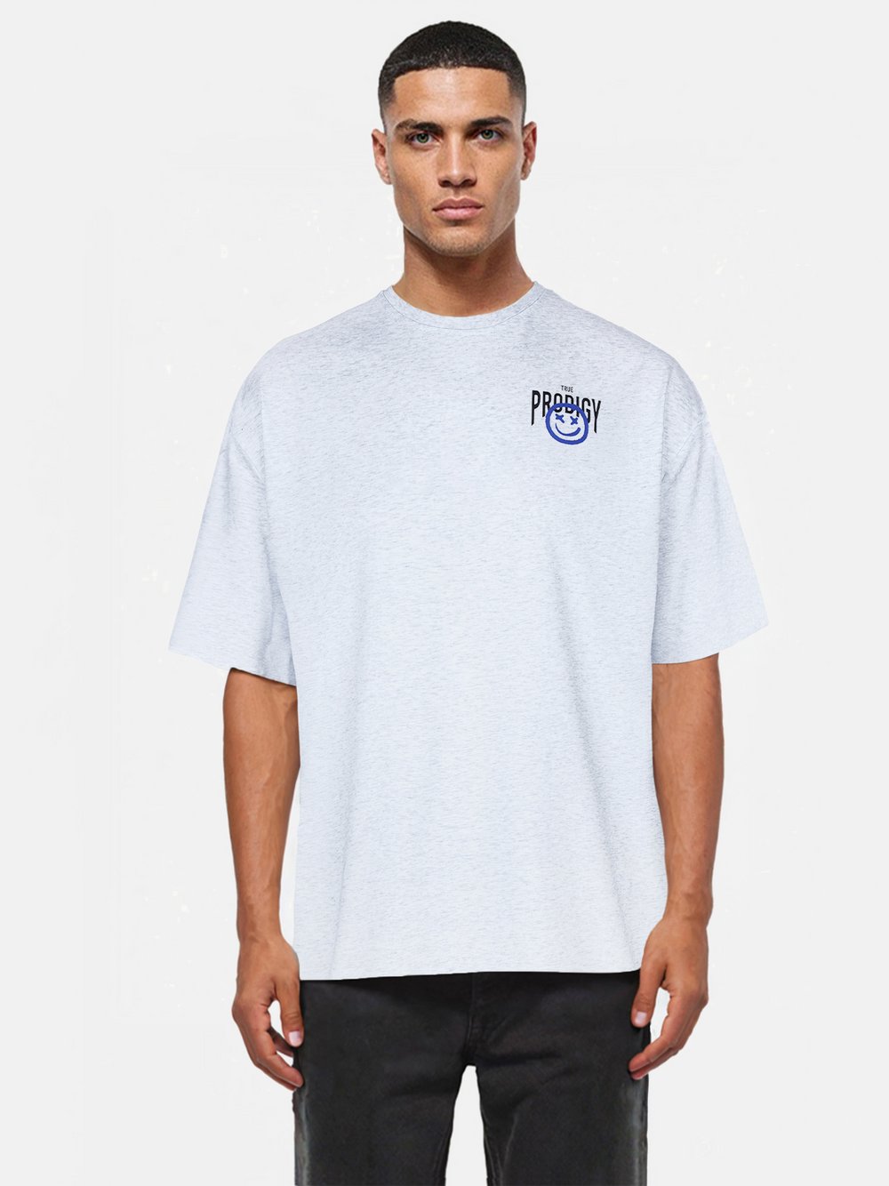 Thumbnail - Trueprodigy T-Shirt  Herren Baumwolle grau, L