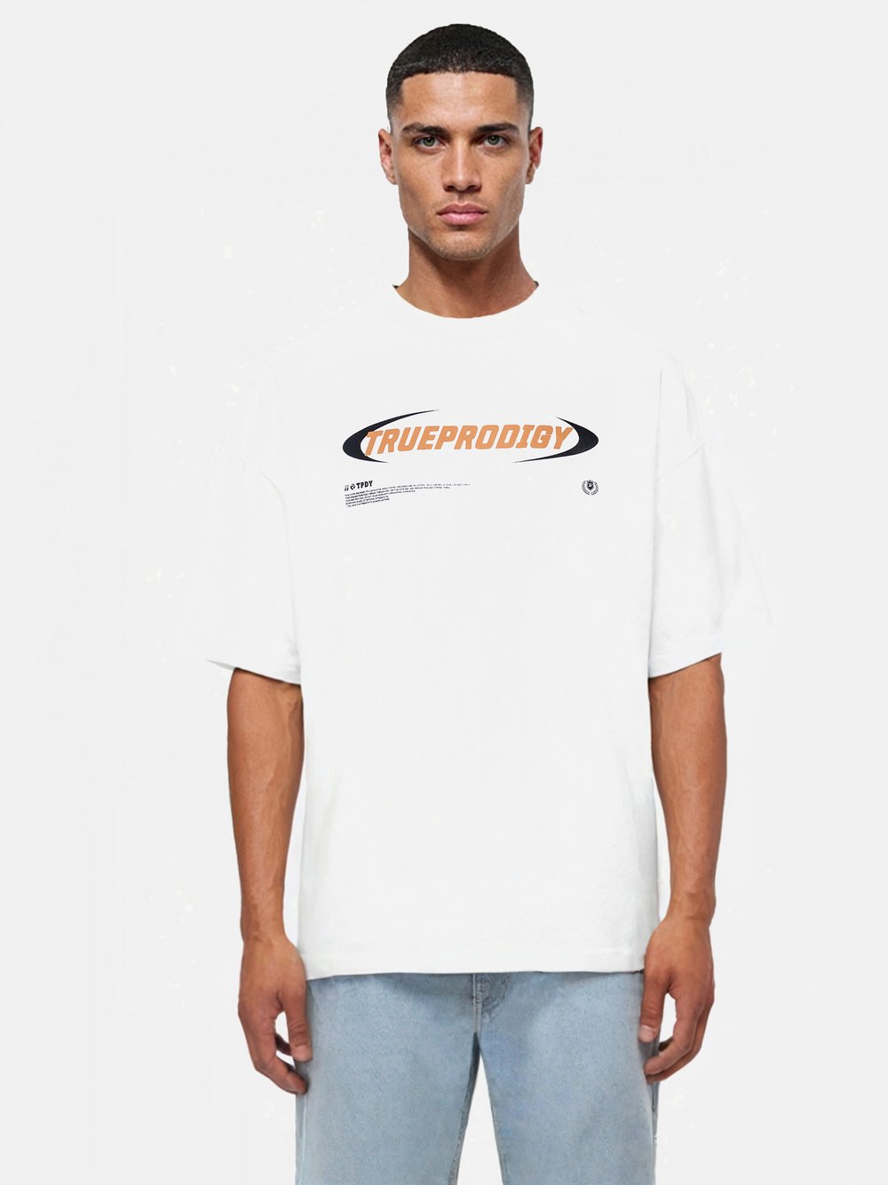 Trueprodigy T-Shirt  Herren Baumwolle weiß, XL