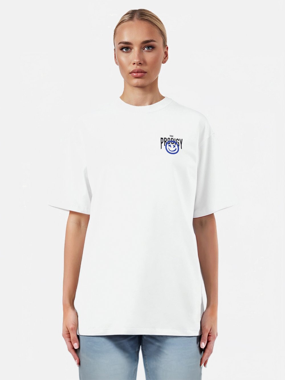 Trueprodigy T-Shirt  Damen Baumwolle weiß, M