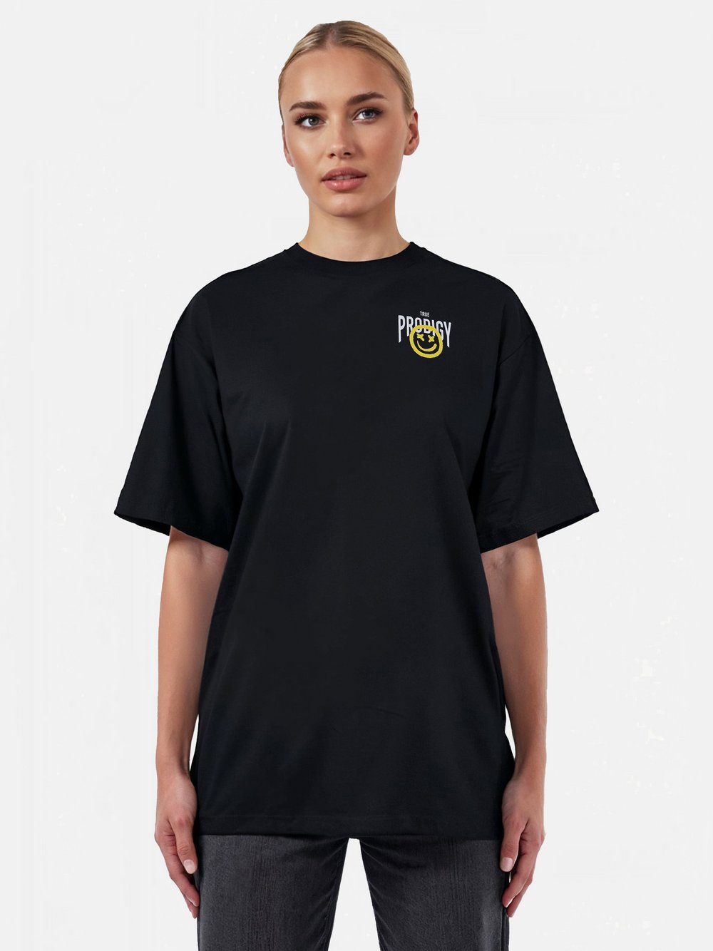 Trueprodigy T-Shirt  Damen Baumwolle schwarz, XL