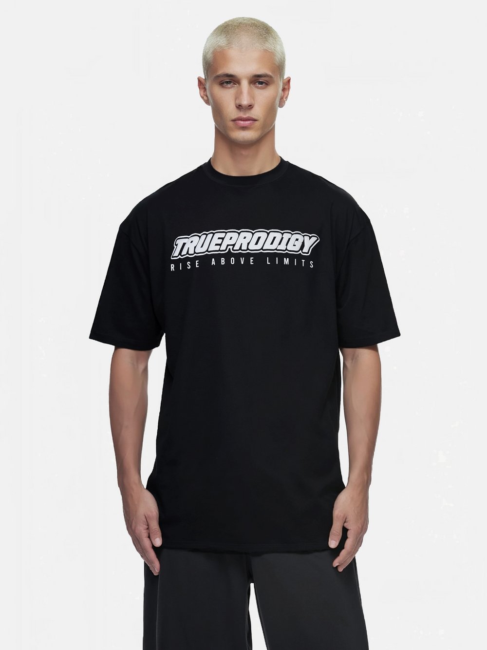 Trueprodigy T-Shirt  Herren Baumwolle schwarz, XXL