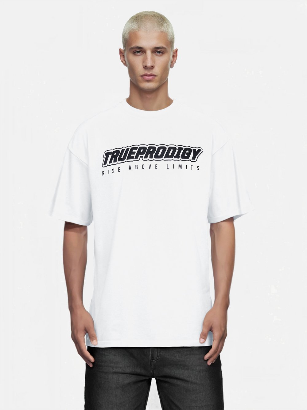 Trueprodigy T-Shirt  Herren Baumwolle weiß, S