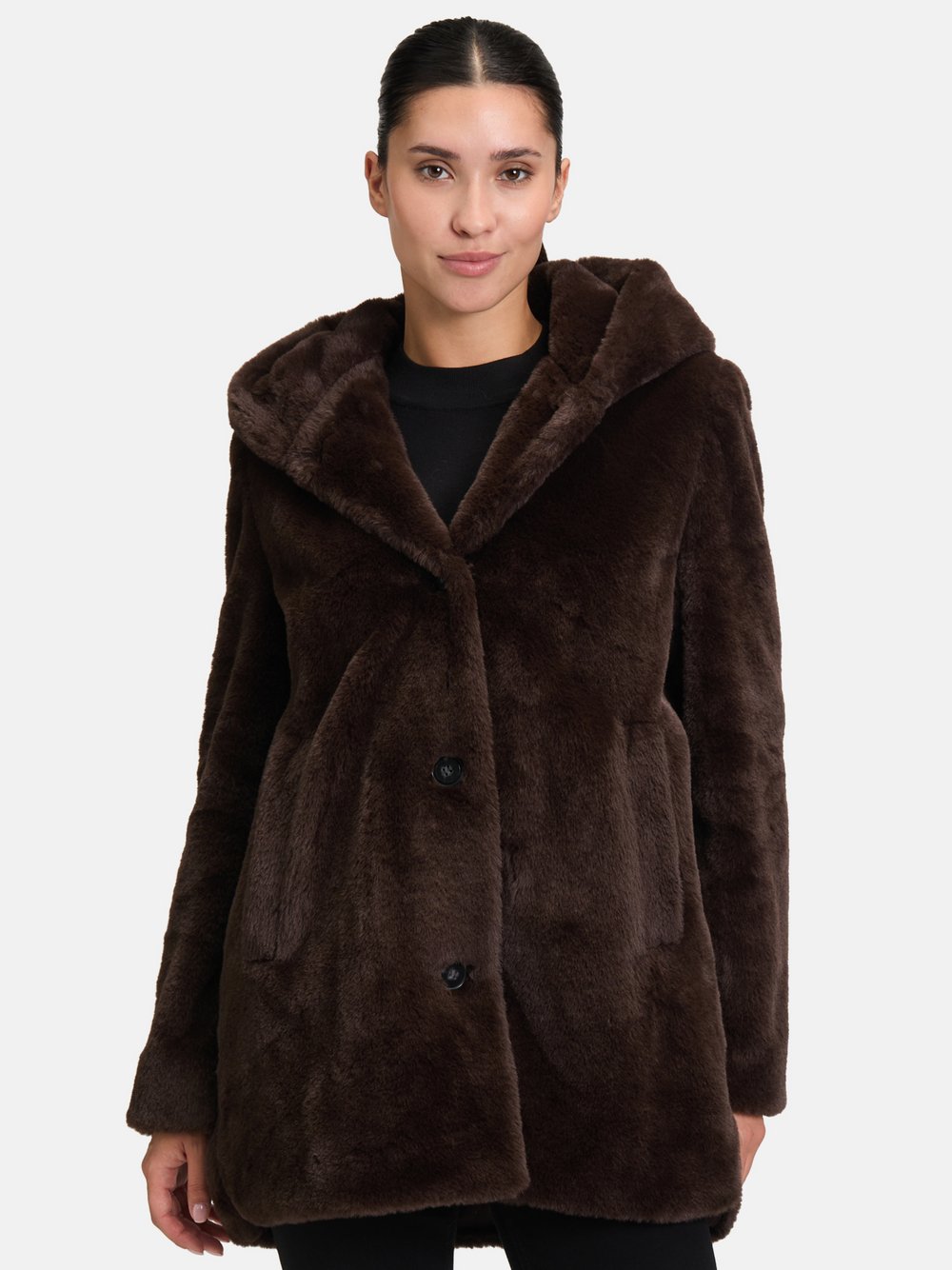 Betty Barclay Plüschjacke Damen braun, 46