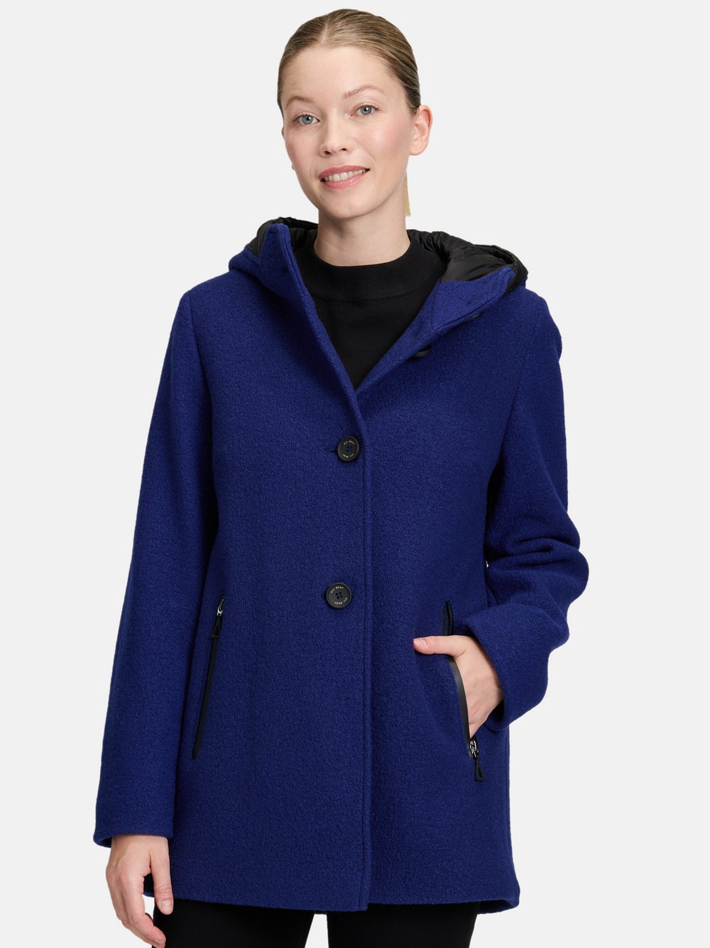 Gil Bret Wolljacke Damen Schurwolle blau, 44