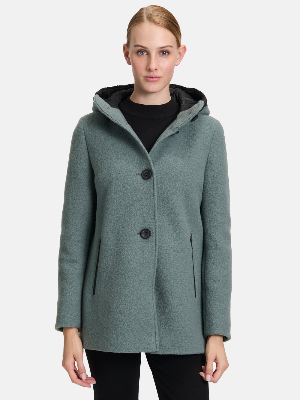Gil Bret Wolljacke Damen Schurwolle blau, 42