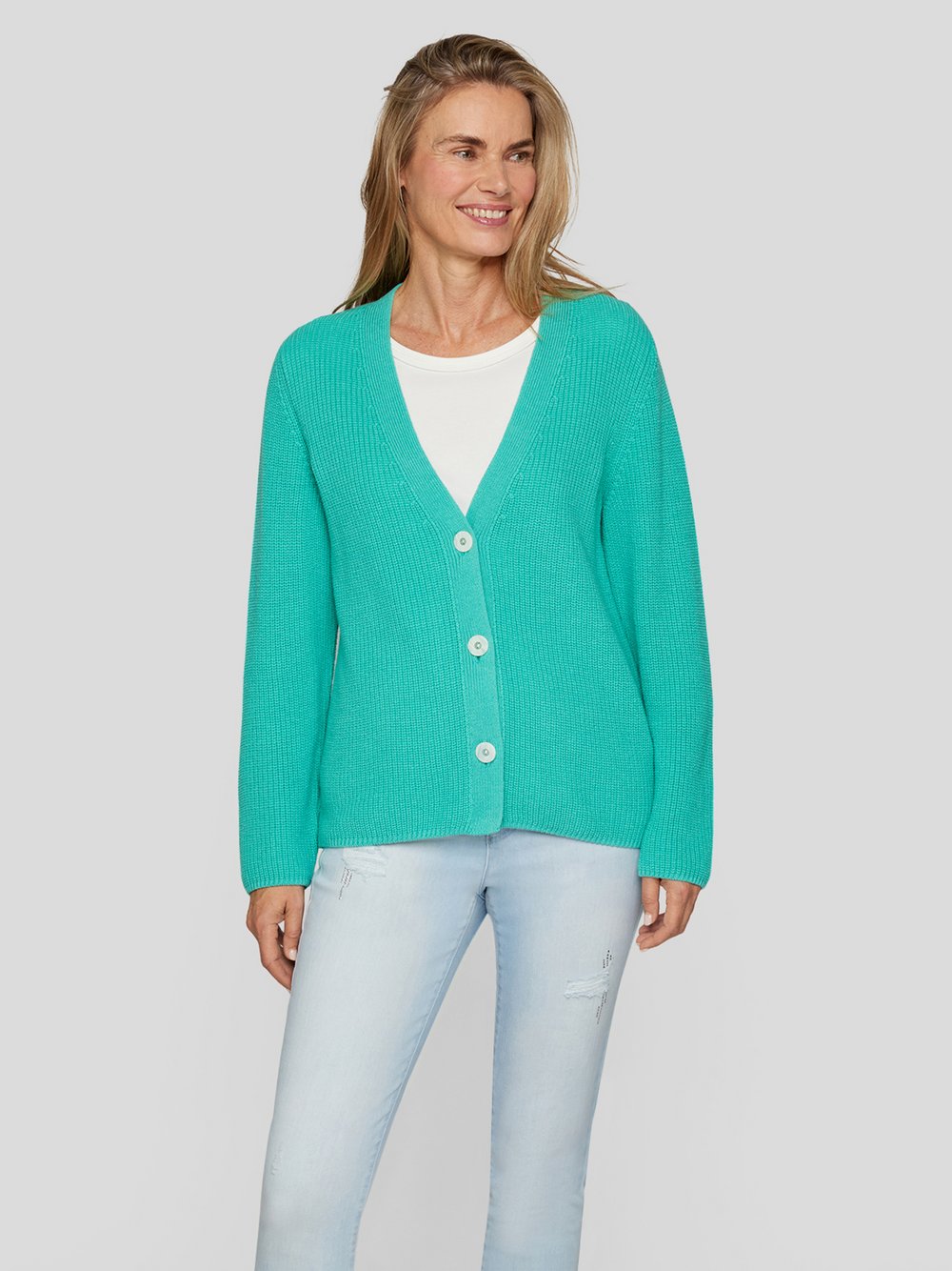 RABE Strickjacke Damen grün, 40