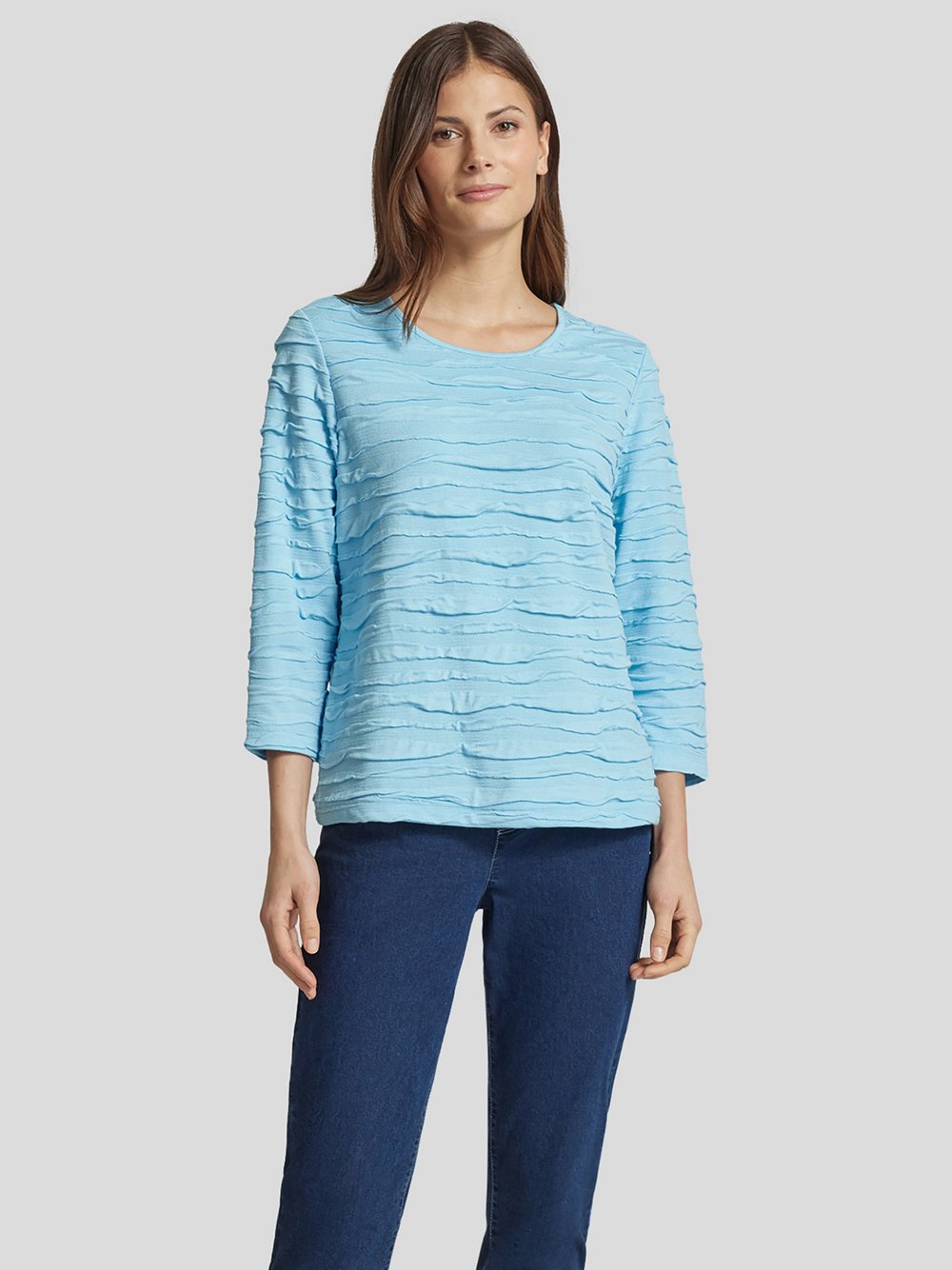 RABE T-Shirt Damen Viskose blau, 38