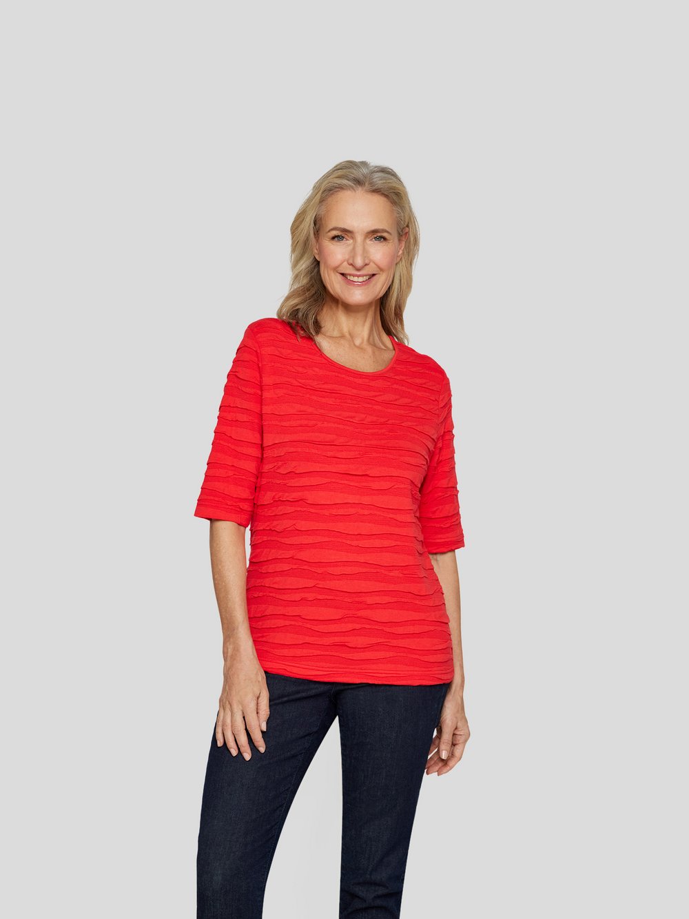 RABE T-Shirt Damen Viskose rot, 44