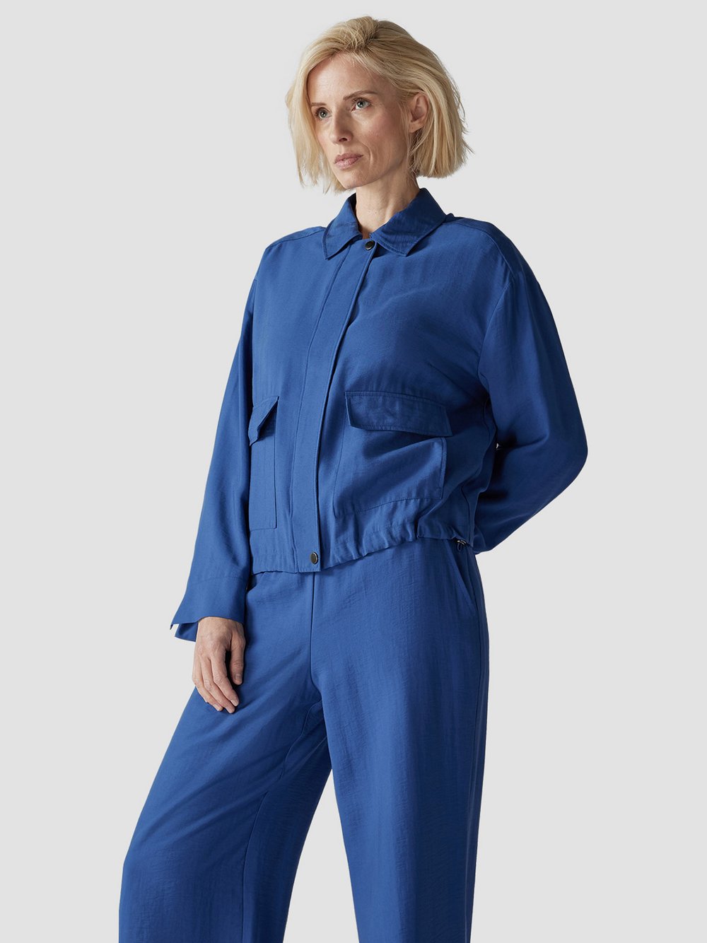 LCMT Jacke Damen Modal blau, 46