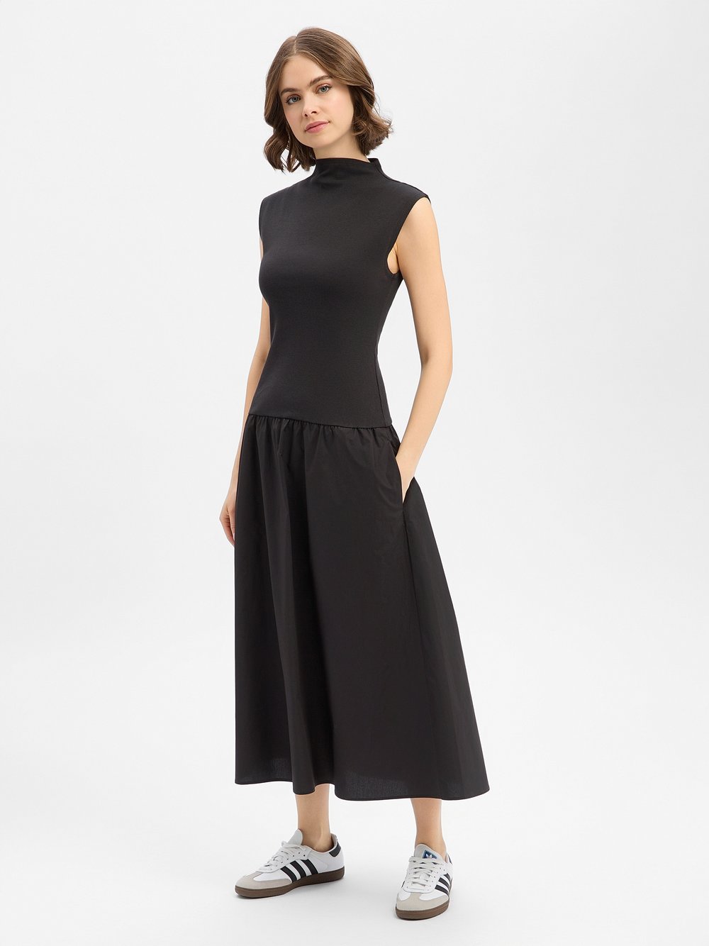Samsøe Samsøe Freizeitkleid Damen Baumwolle (100%) schwarz, XS