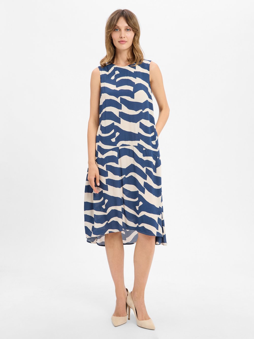 Olsen Sommerkleid Damen mehrfarbig gemustert, 36