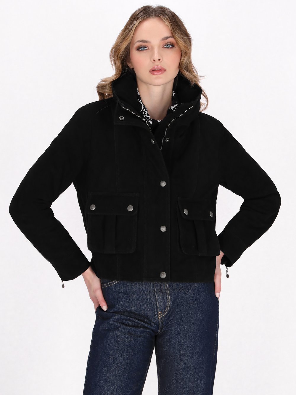 Dreimaster Jacke Für Damen - Schwarz Extra Groß - Bild 2