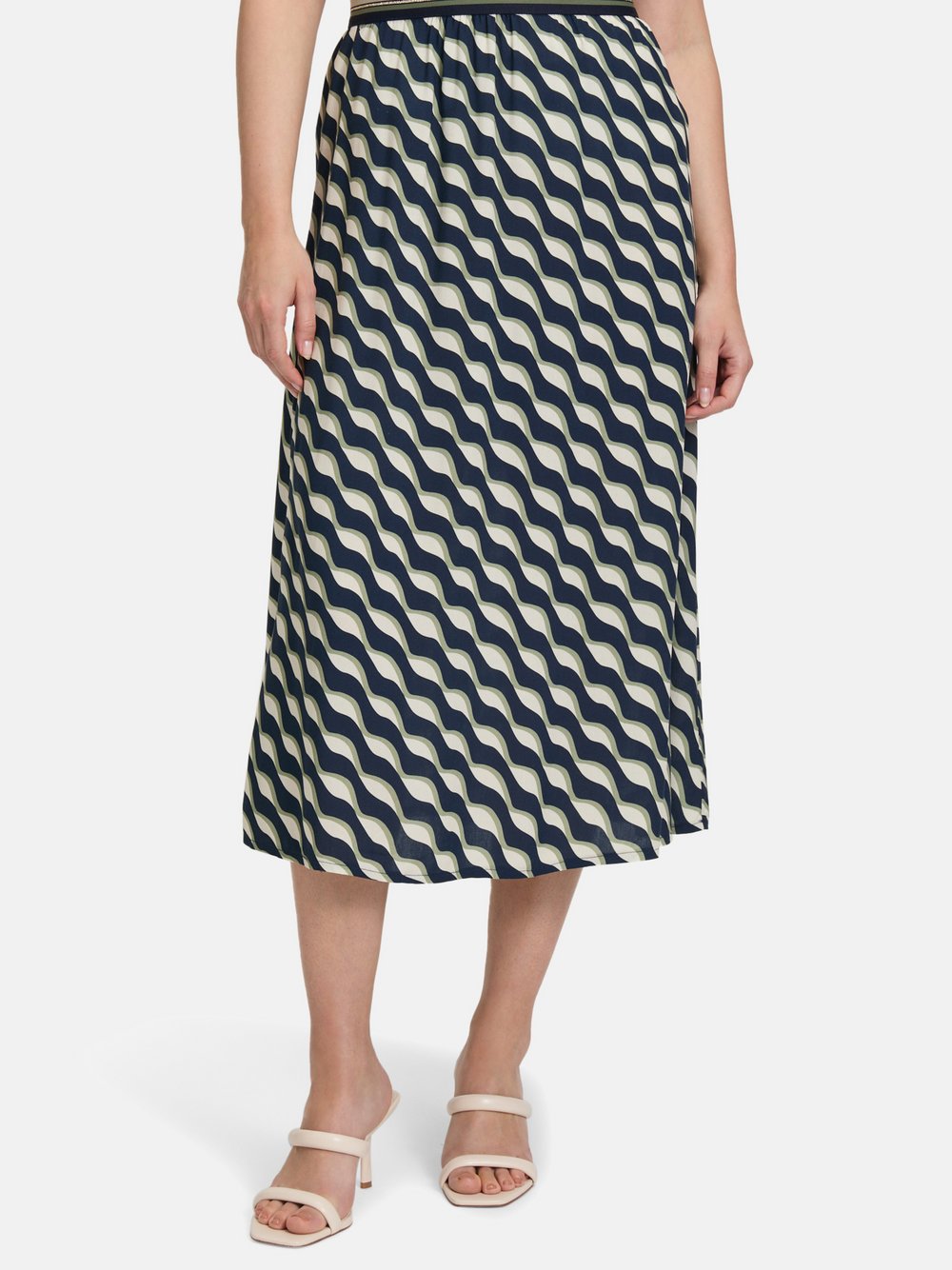 Betty Barclay Schlupfrock Damen Viskose blau gemustert, 44